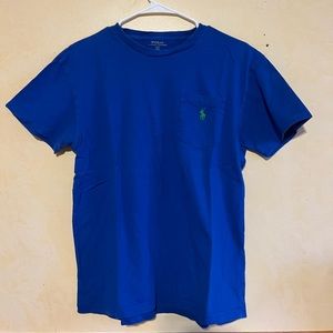 Mens Polo Ralph pocket T Shirt (Blue)